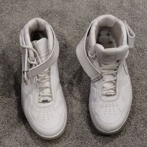 Size 16 Nike White High-Top Sneakers